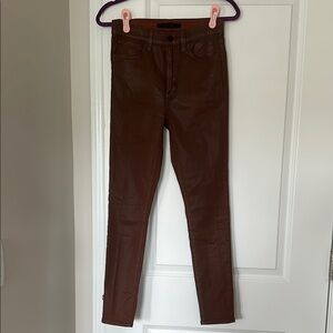 🤎NWOT🤎Joe's Jeans Chocolate Faux Leather Pants